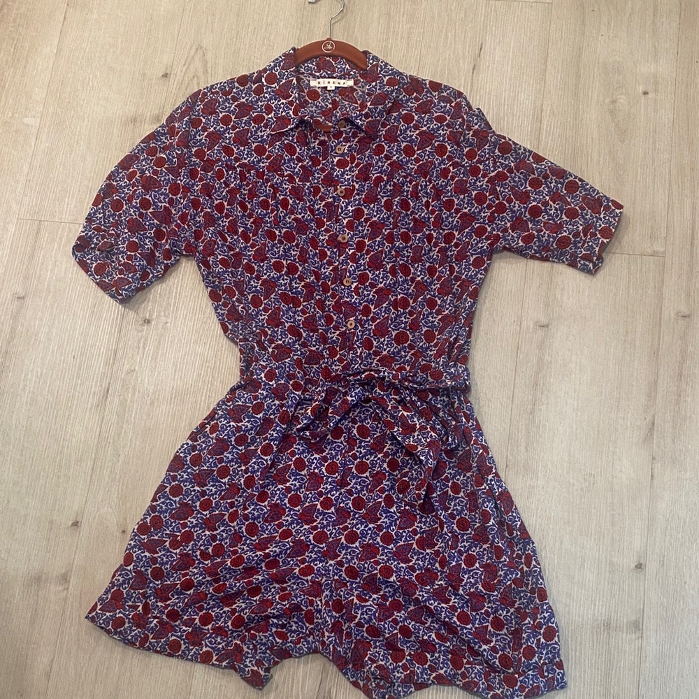 NWOT XiRENA Festival Belted Romper Small Boho Luxury
